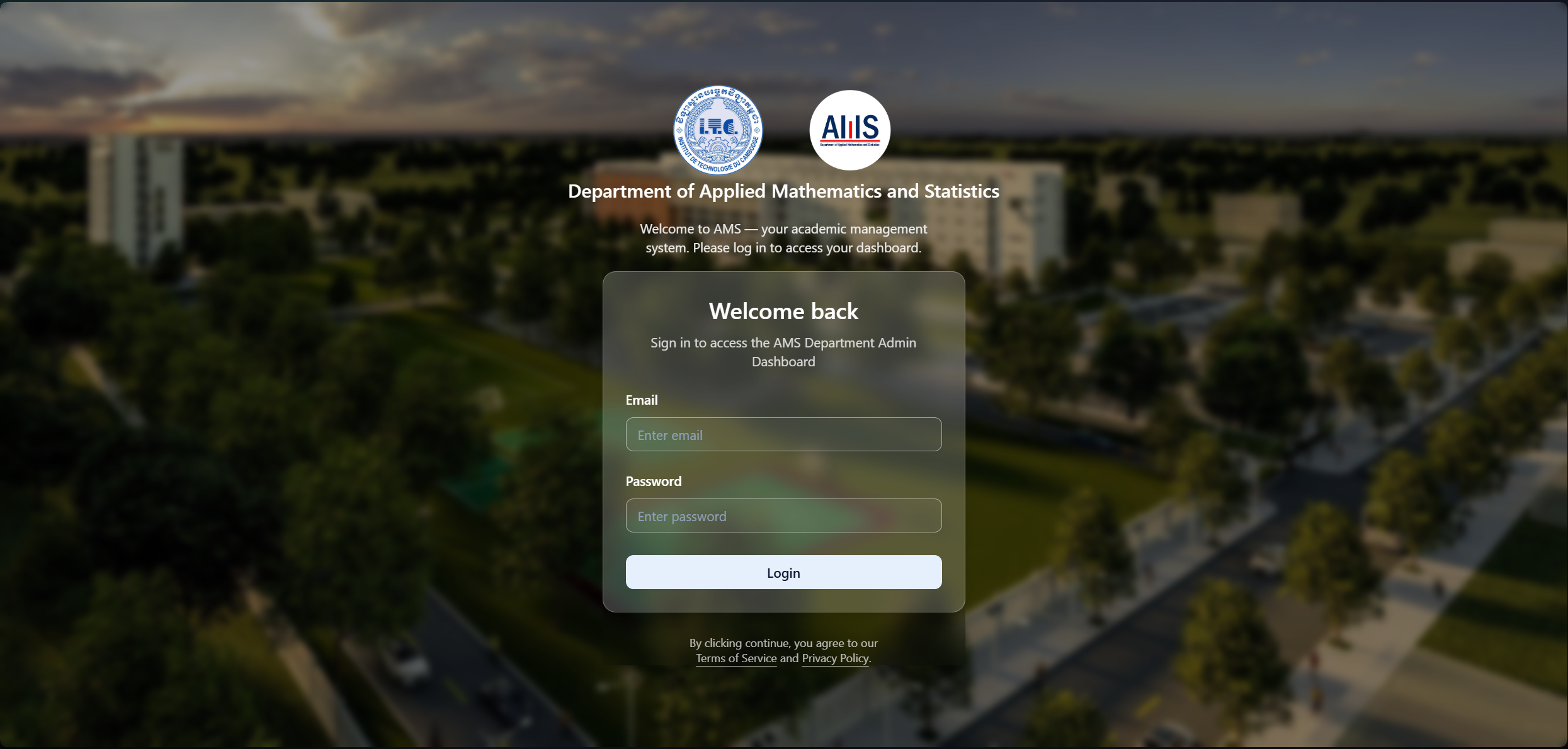 AMS Department Website